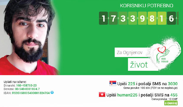Младом Огњену спас код др Надежде Басаре